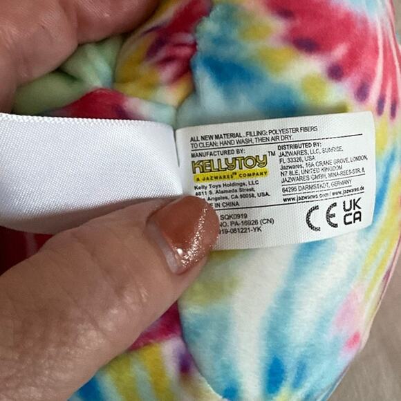 KellyToy Squishmallow 6" Talisa the Caticorn Unicorn Tie Dyed Stuffed Plush Toy - Picture 4 of 6